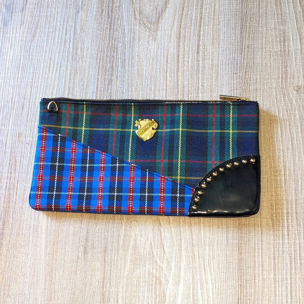 EUC RARE MAC Clutch Limited Edition Tartan Collection
